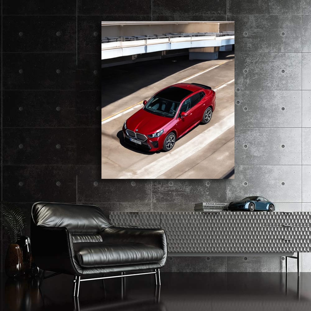 Dynamic Red BMW iX2 - Unleash Power of Innovation