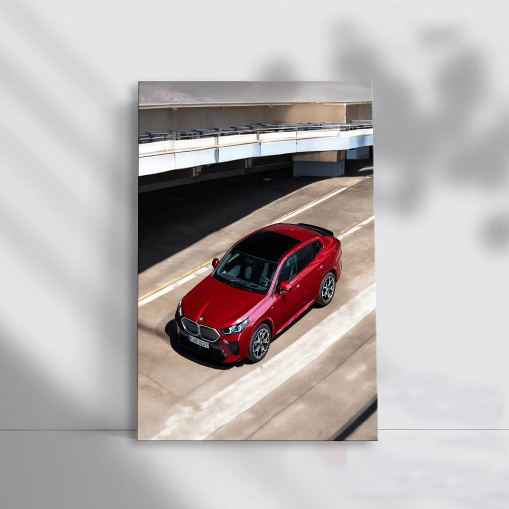 Dynamic Red BMW iX2 - Unleash Power of Innovation