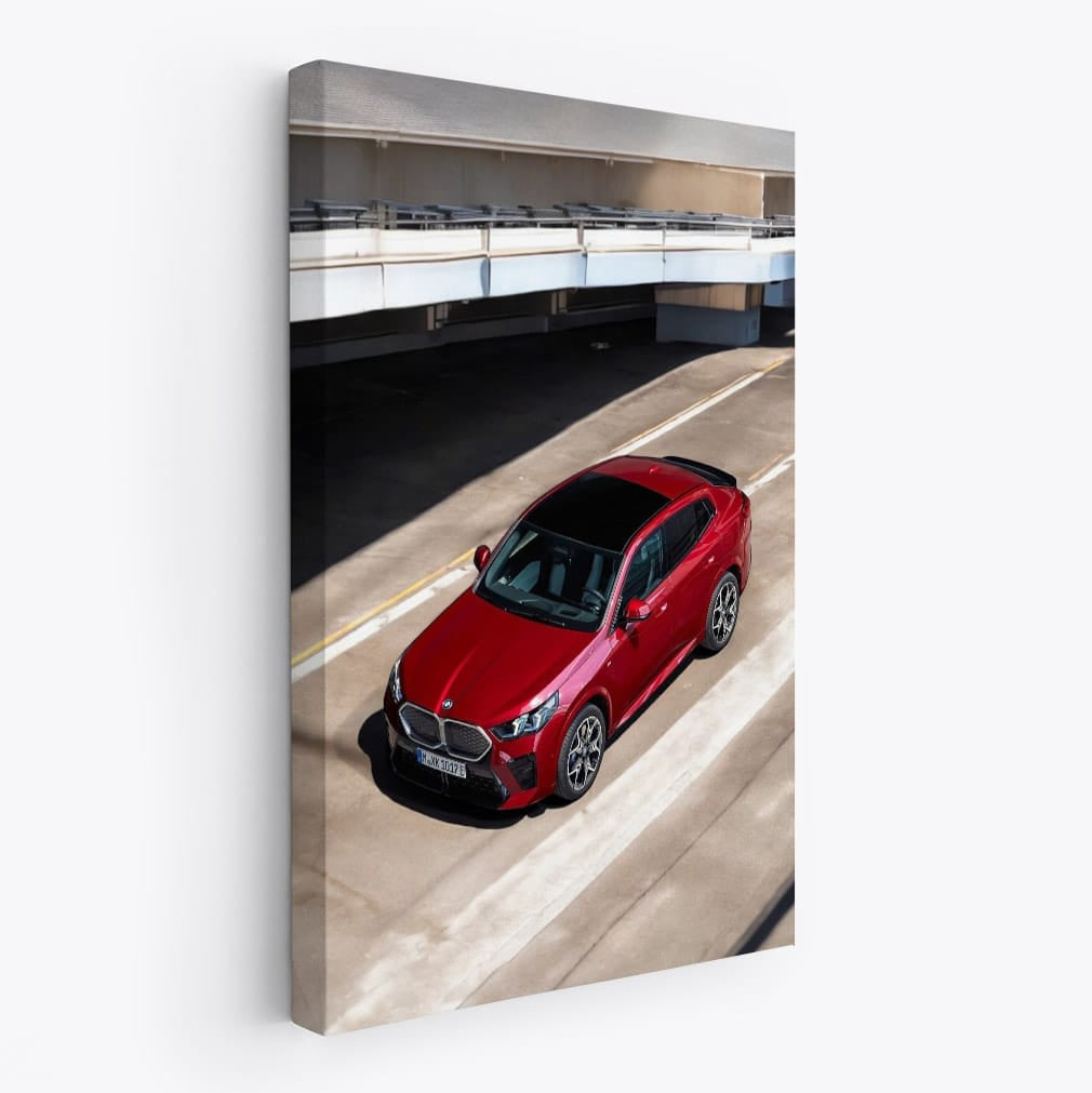 BMW iX2 in Red - Dynamic Electric Elegance