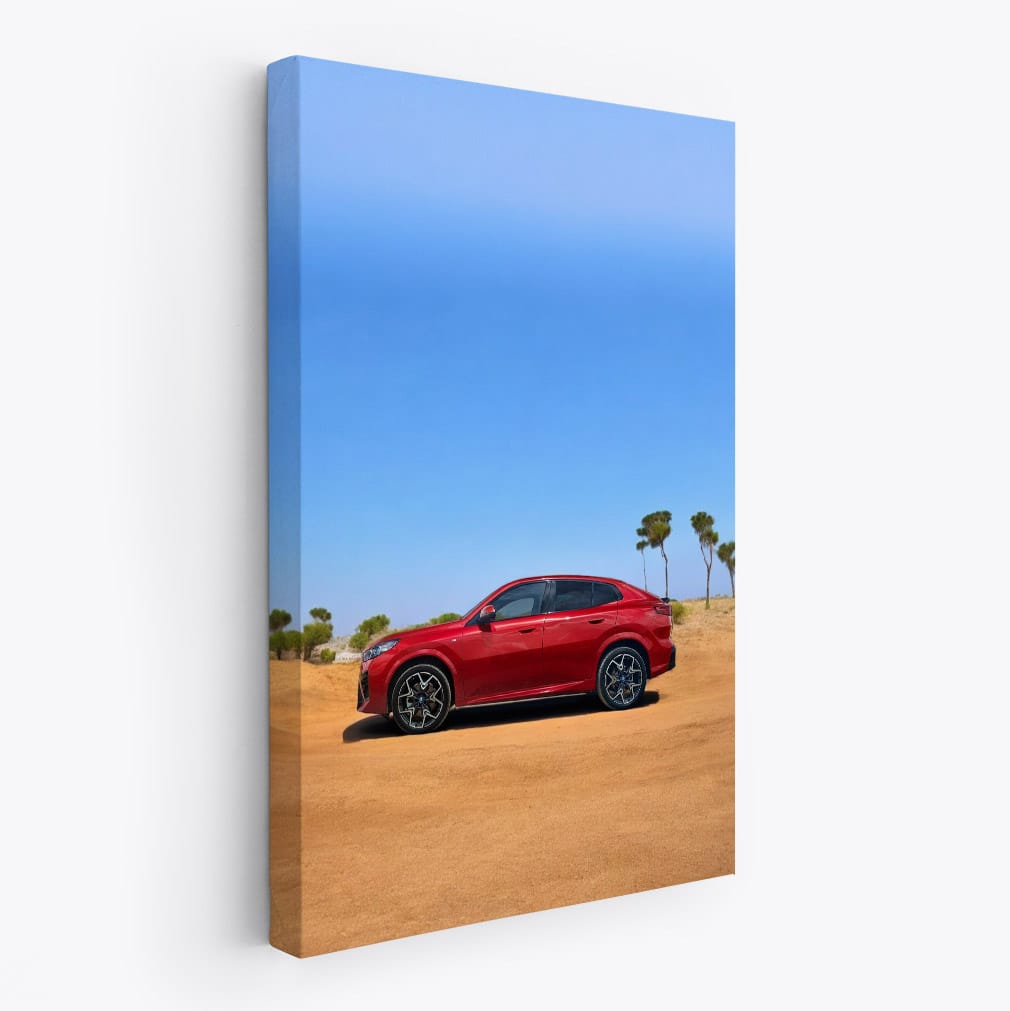 BMW iX2 Red - Sporty Elegance in Motion