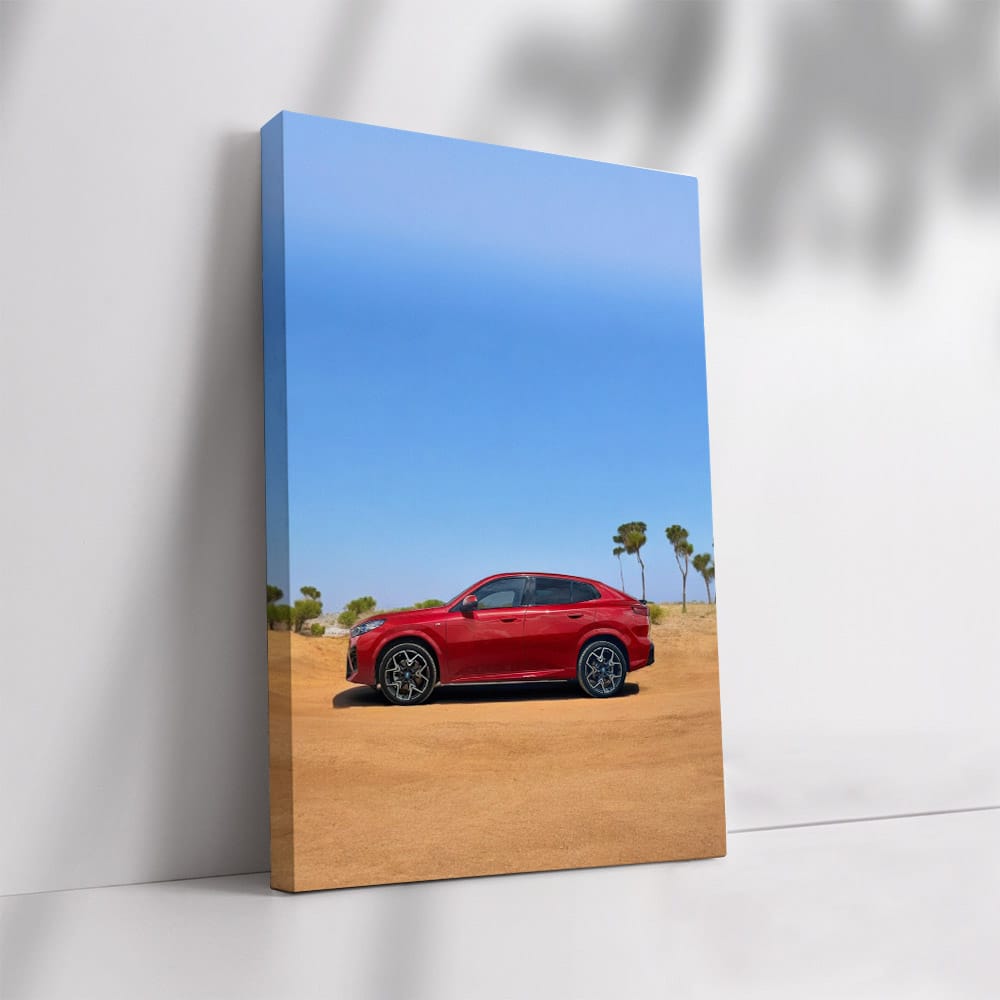 BMW iX2 Red - Sporty Elegance in Motion