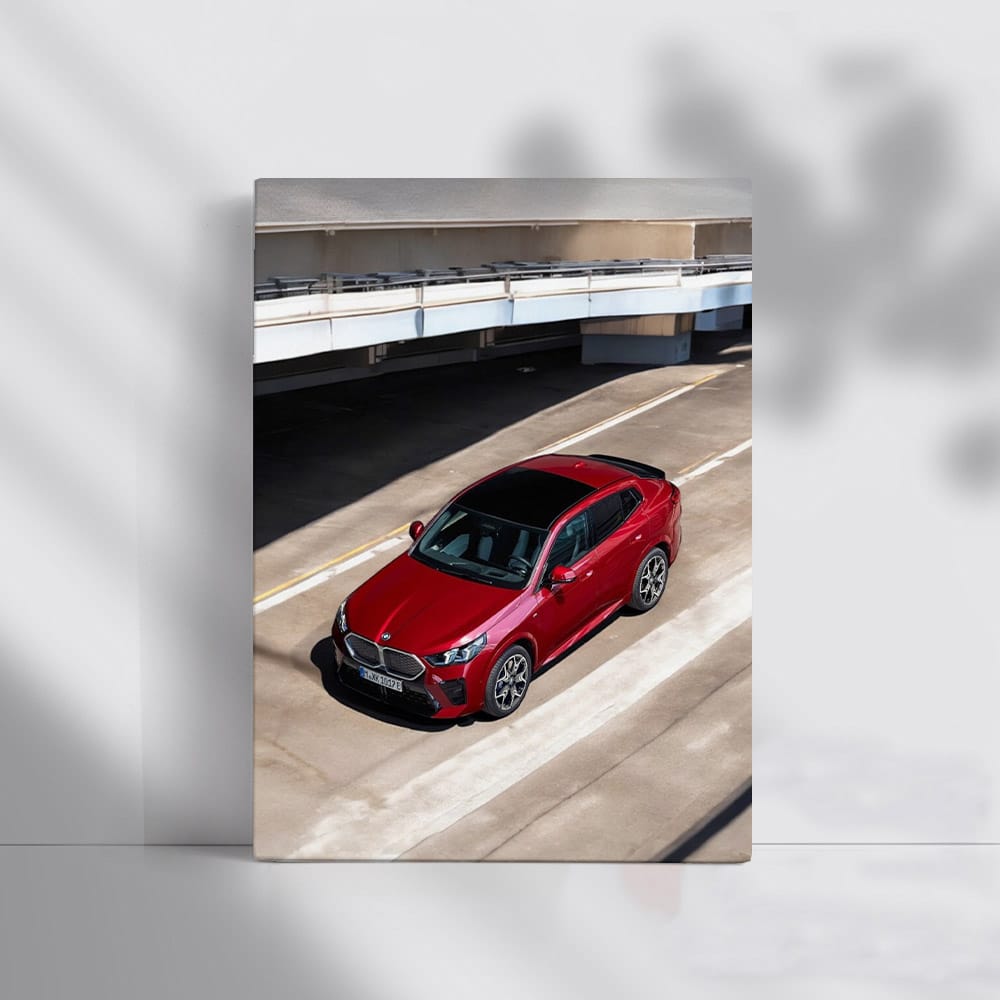 BMW iX2 in Red - Dynamic Electric Elegance