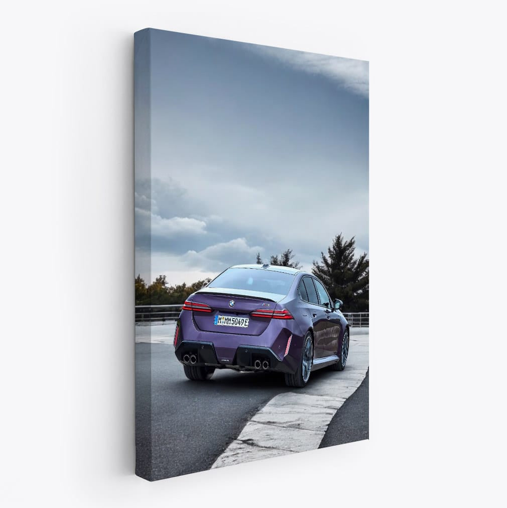 2025 BMW M5 Zooming Down Highway - Power and Elegance