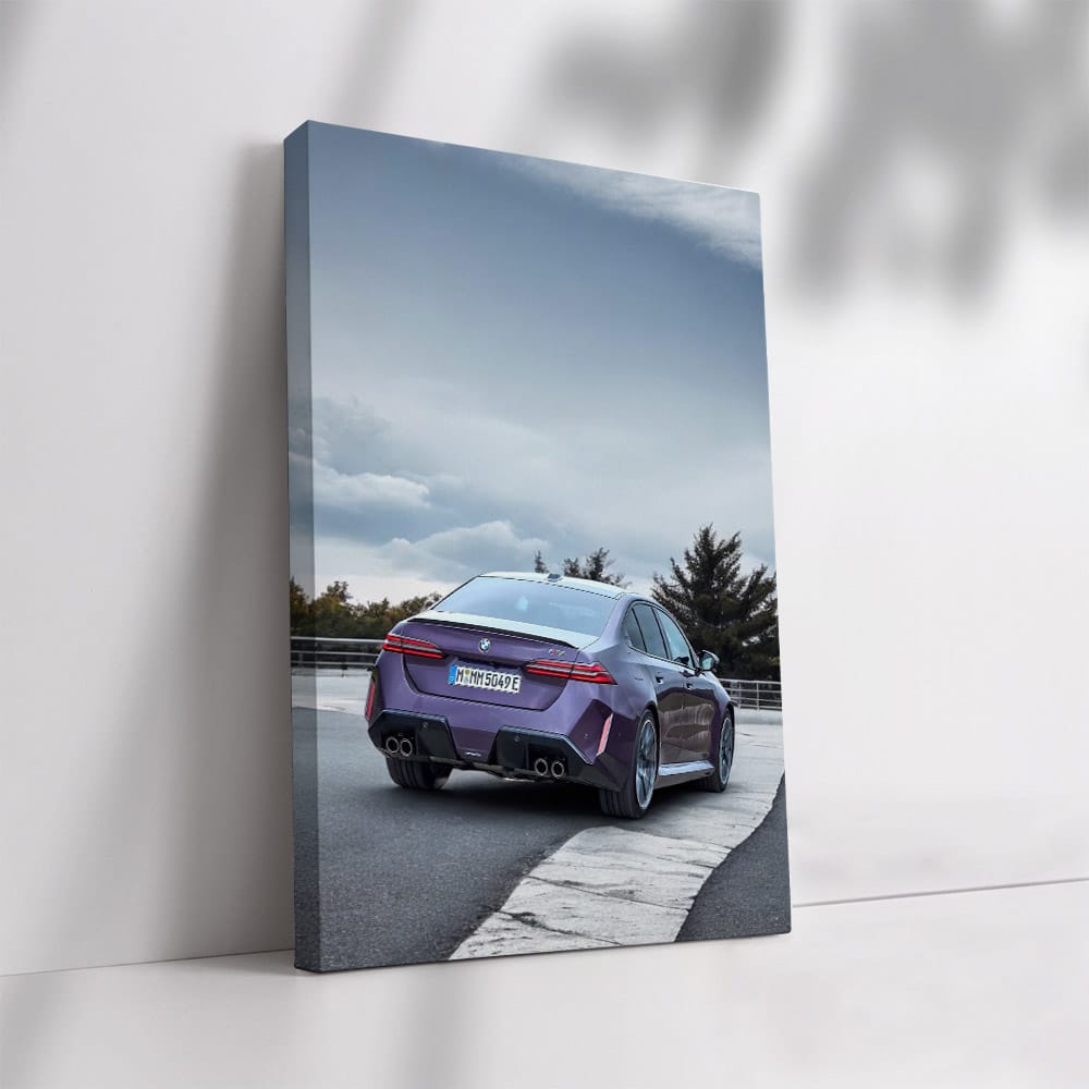 2025 BMW M5 Zooming Down Highway - Power and Elegance