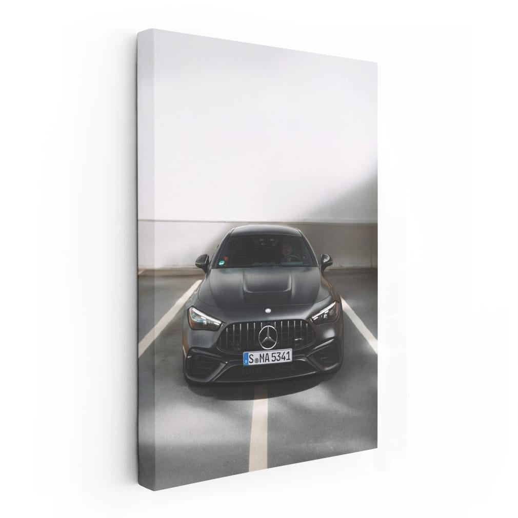 Sleek Black Mercedes CLE 53 AMG Parked - Power Meets Elegance