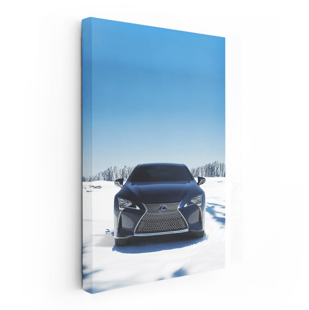 Blue Lexus LC 500h Winter Edition - Elegance in Motion