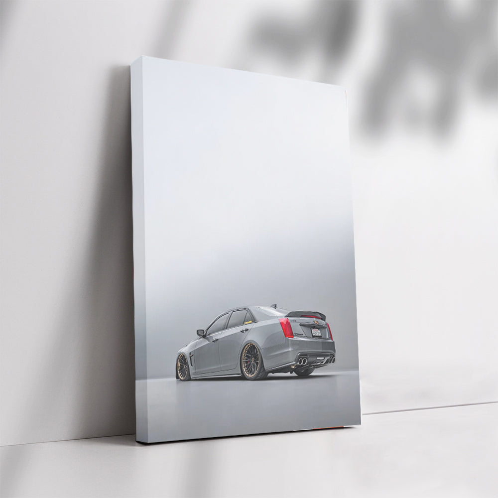 Cadillac 7 Gray Parked - Sleek Luxury Performance