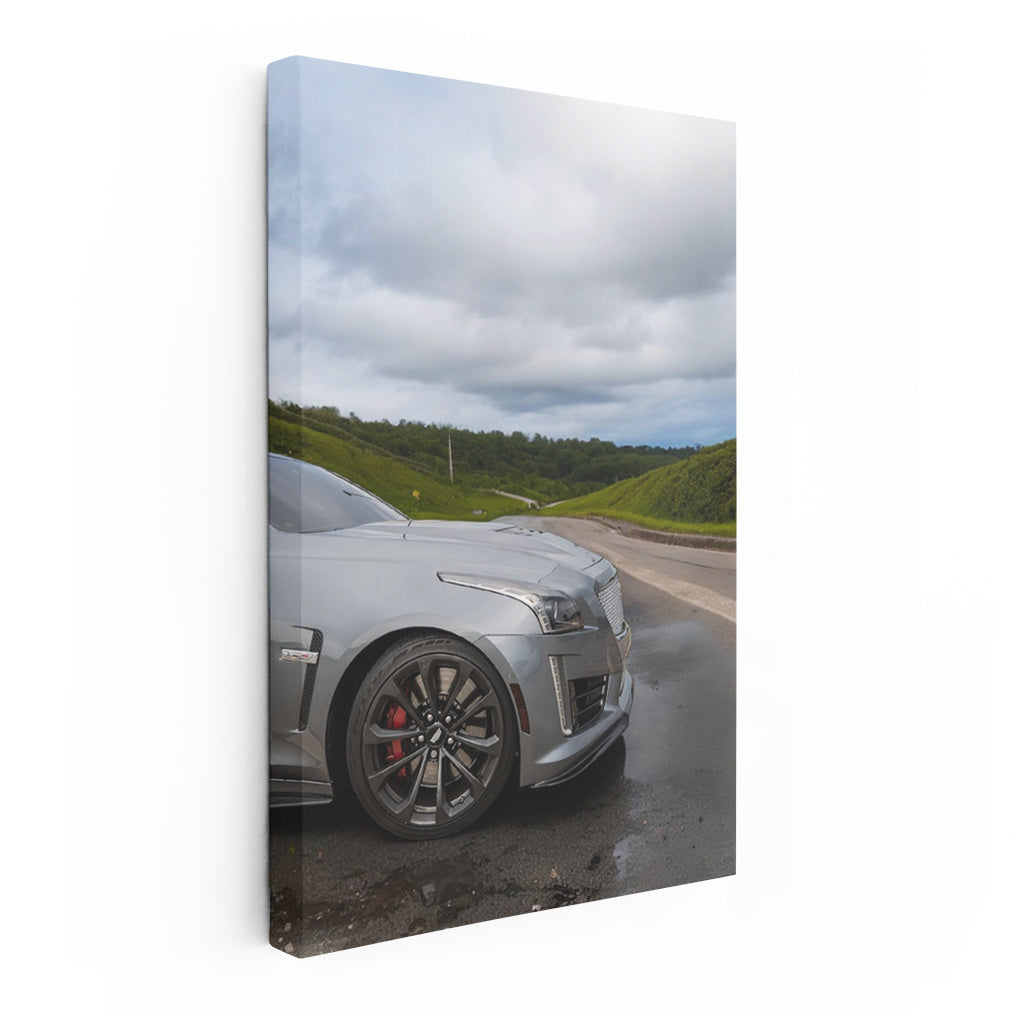 Cloudy Weather Cadillac in Grey - Elegance on Wheels