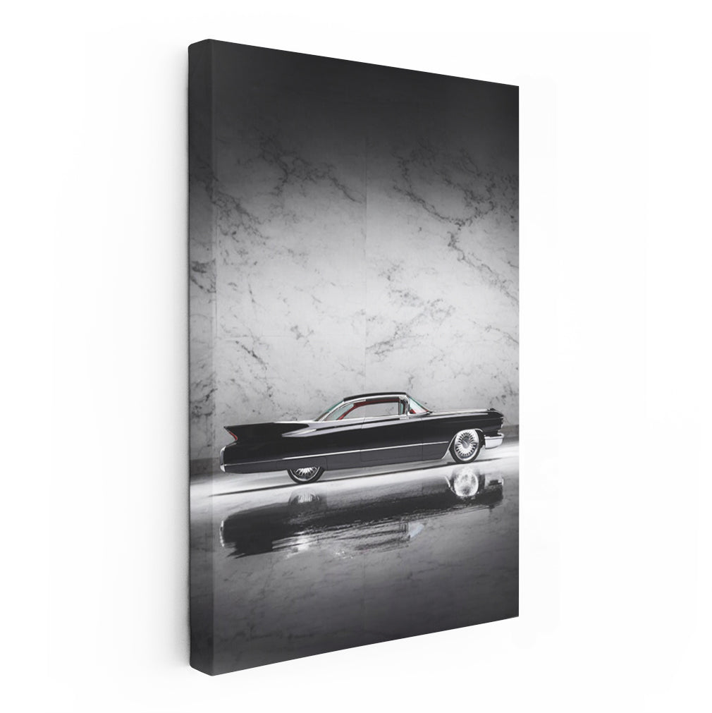 Vintage Black Cadillac Marble - Classic Elegance