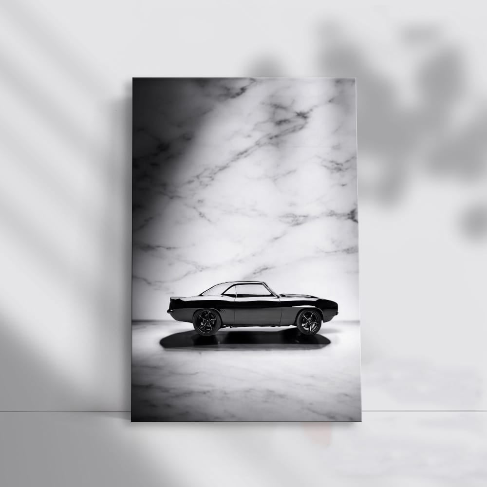 Black Marble Chevrolet Camaro - Sleek and Powerful Design