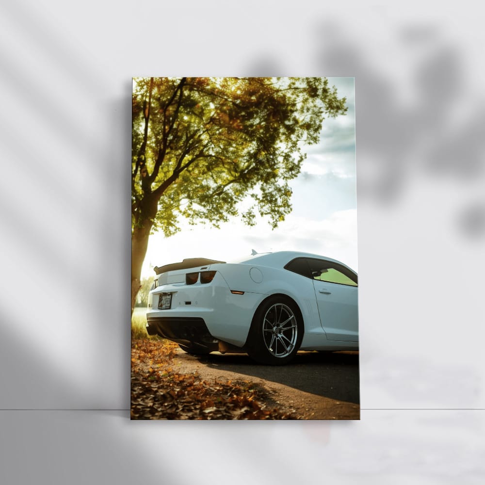 Chevrolet Camaro Among Trees - Muscle Car Power
