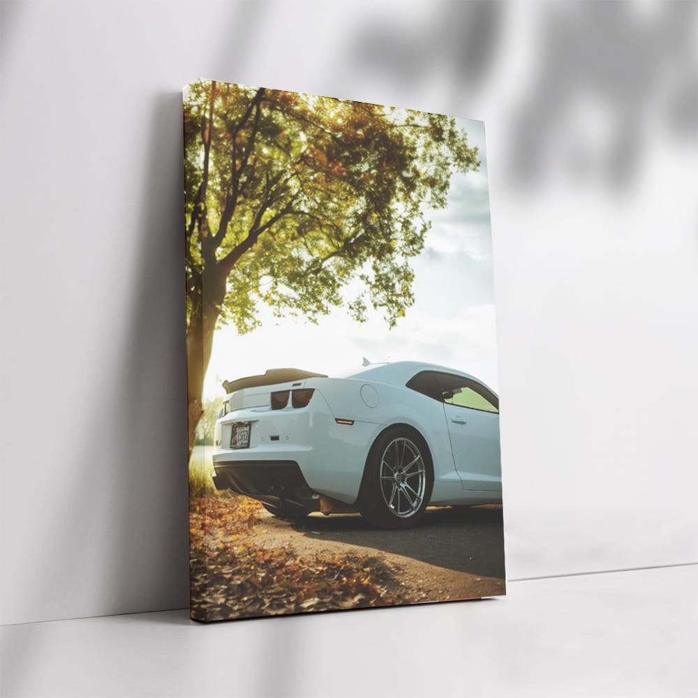 Chevrolet Camaro Among Trees - Muscle Car Power