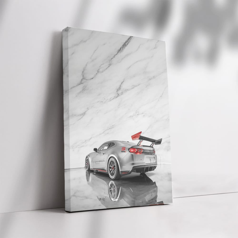 Silver Marble Chevrolet Camaro - Sleek and Powerful Design