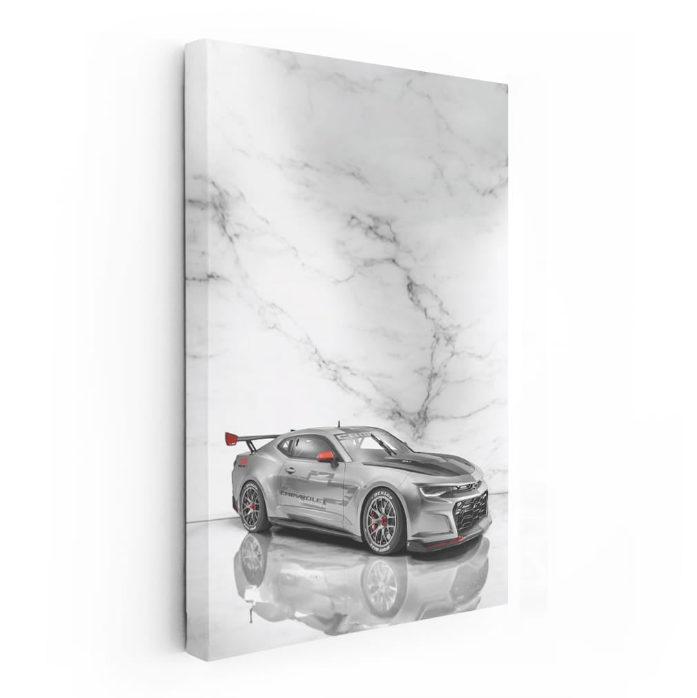 Silver Marble Chevrolet Camaro - Bold and Timeless Design