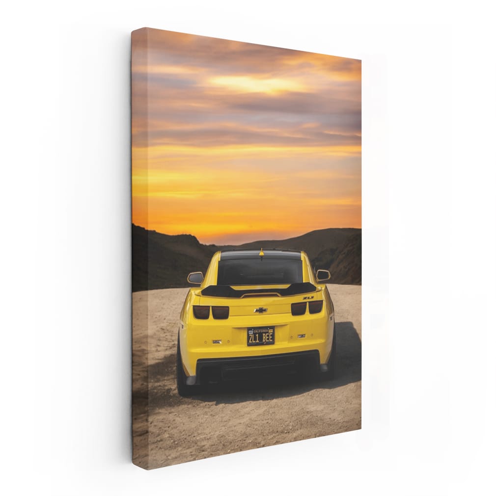 Sunset Glory: Chevrolet Camaro ZL1 - Power and Elegance