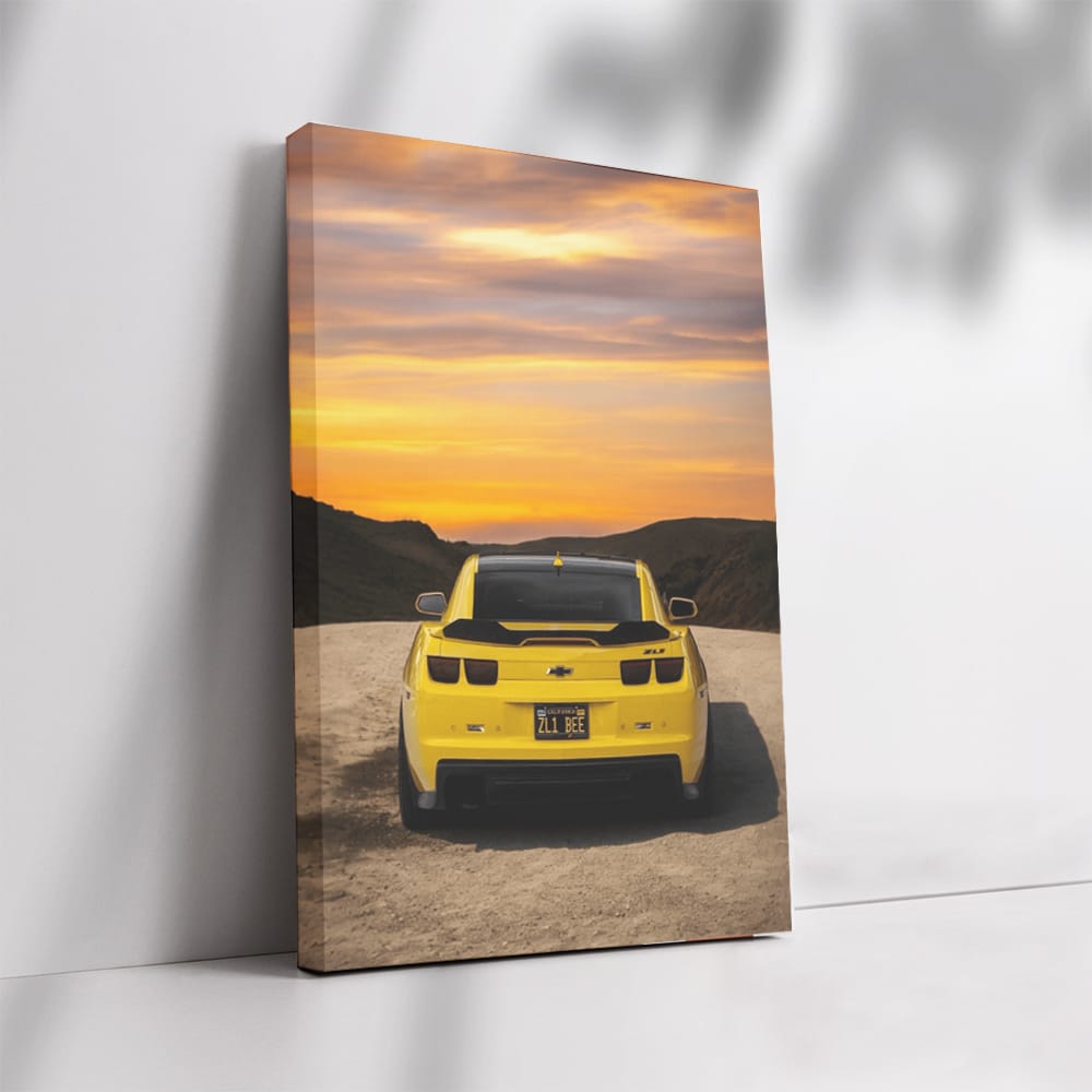 Sunset Glory: Chevrolet Camaro ZL1 - Power and Elegance