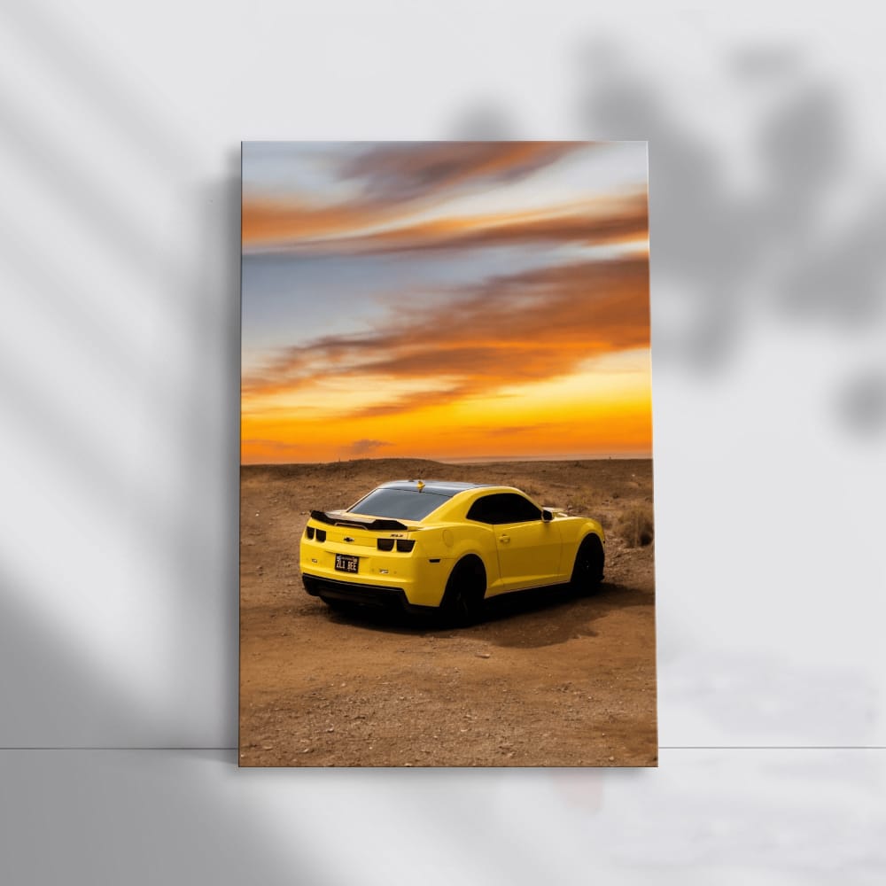 Sunset Glory: Chevrolet Camaro ZL1 - Power and Elegance