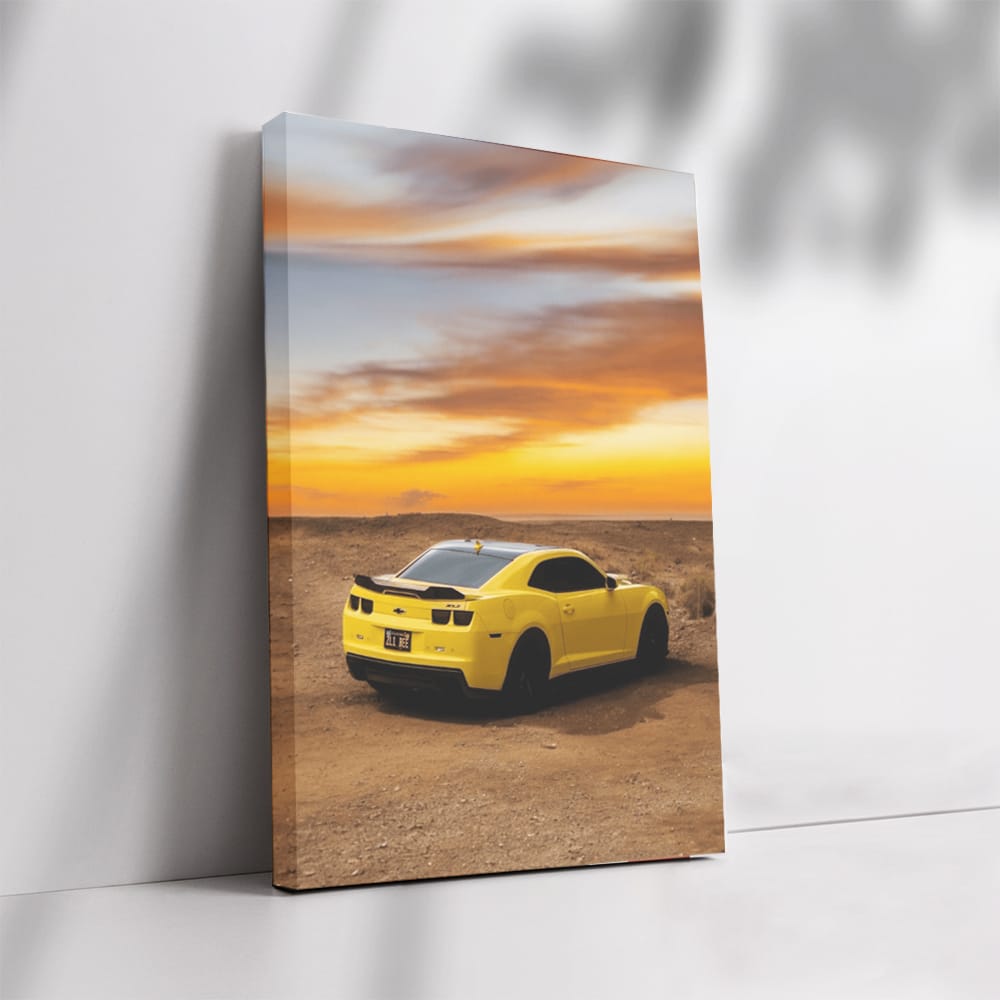 Sunset Glory: Chevrolet Camaro ZL1 - Power and Elegance