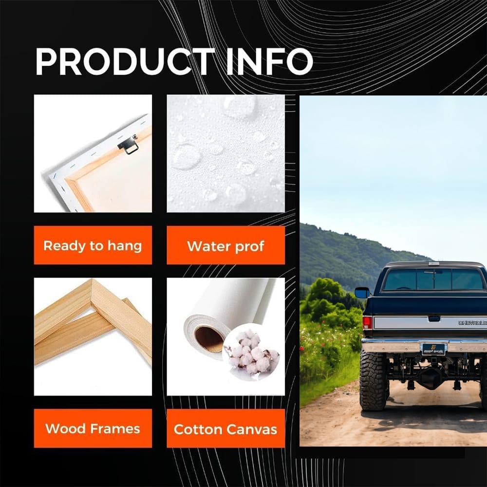 Chevrolet V20 Silverado Driving Through Mountainous Terrain - Rugged Power