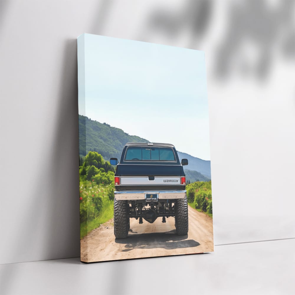 Chevrolet V20 Silverado Driving Through Mountainous Terrain - Rugged Power
