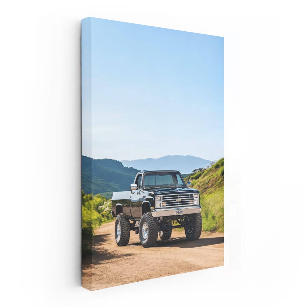 Chevrolet V20 Silverado in Mountains - Rugged Adventure Truck
