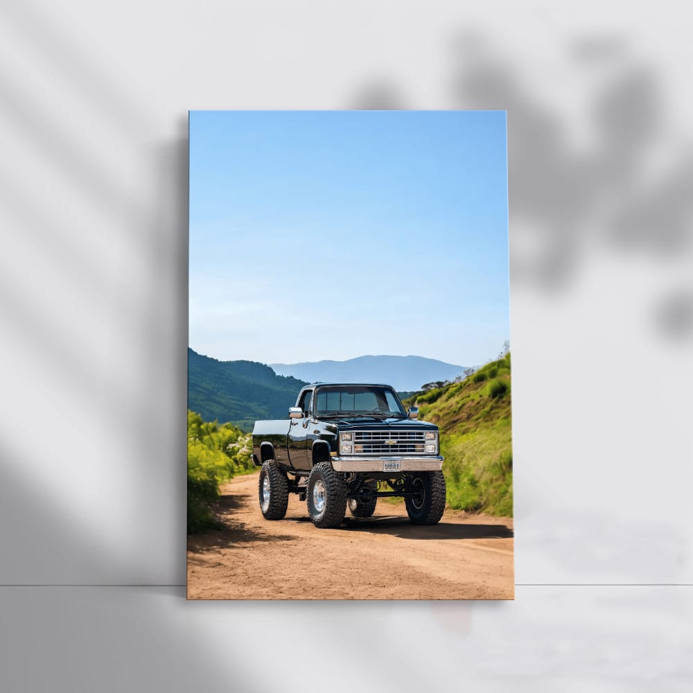 Chevrolet V20 Silverado in Mountains - Rugged Adventure Truck