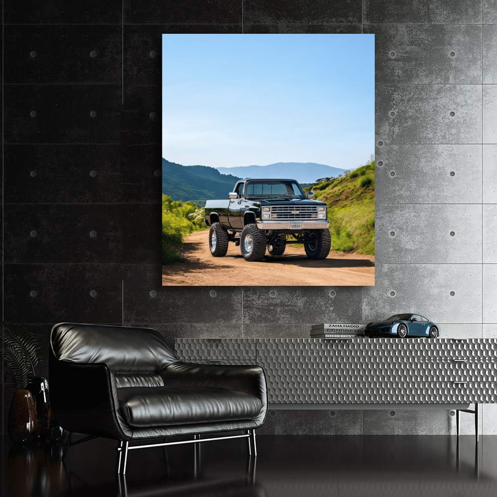 Chevrolet V20 Silverado in Mountains - Rugged Adventure Truck