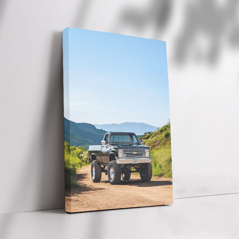Chevrolet V20 Silverado in Mountains - Rugged Adventure Truck