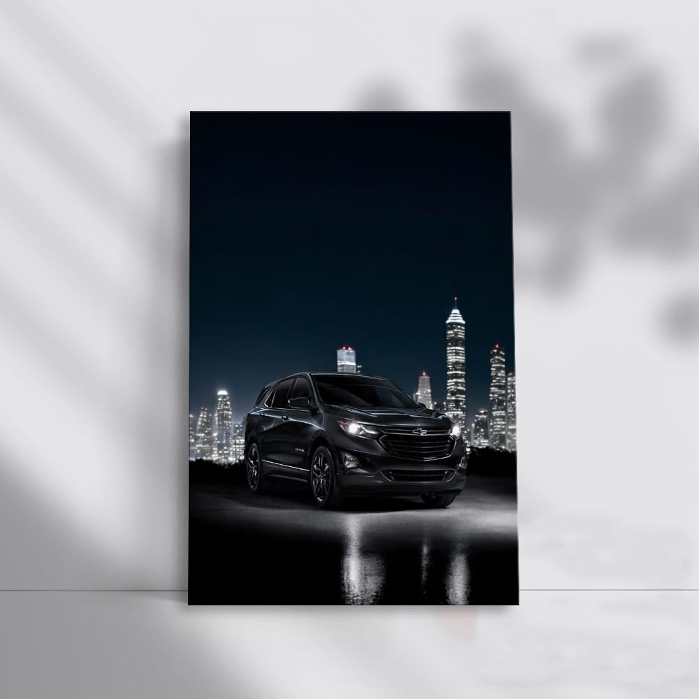 Chevrolet Under Night Sky - Sleek and Stylish Ride