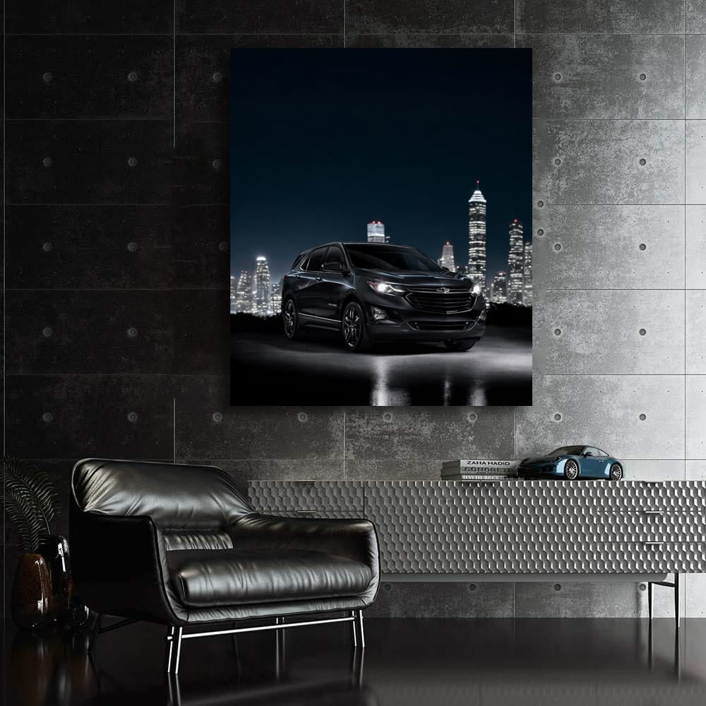Chevrolet Under Night Sky - Sleek and Stylish Ride