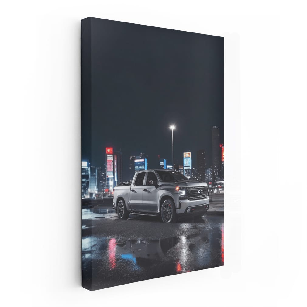 Chevrolet Under Night Sky - Sleek and Powerful