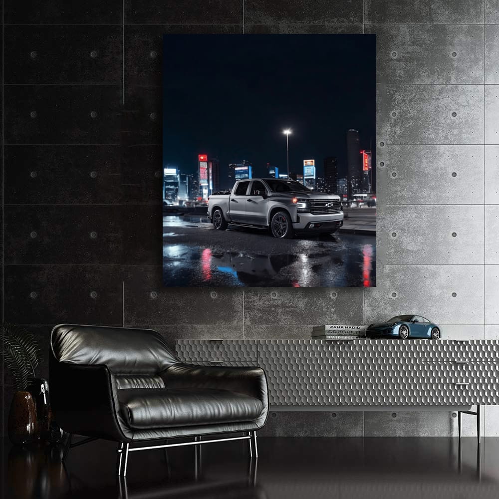 Chevrolet Under Night Sky - Sleek and Powerful