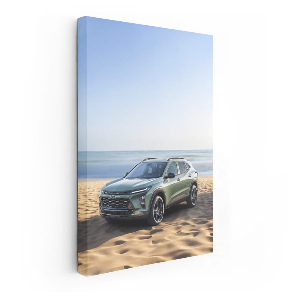 Chevy Trax at Beach - Compact Adventure Ready SUV
