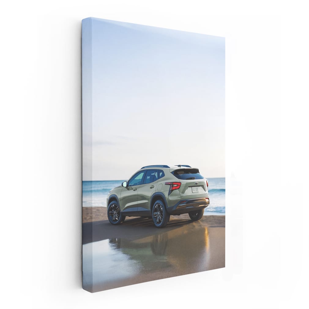 Chevy Trax on Sandy Beach - Compact Adventure SUV