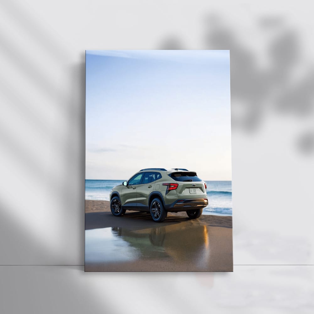 Chevy Trax on Sandy Beach - Compact Adventure SUV