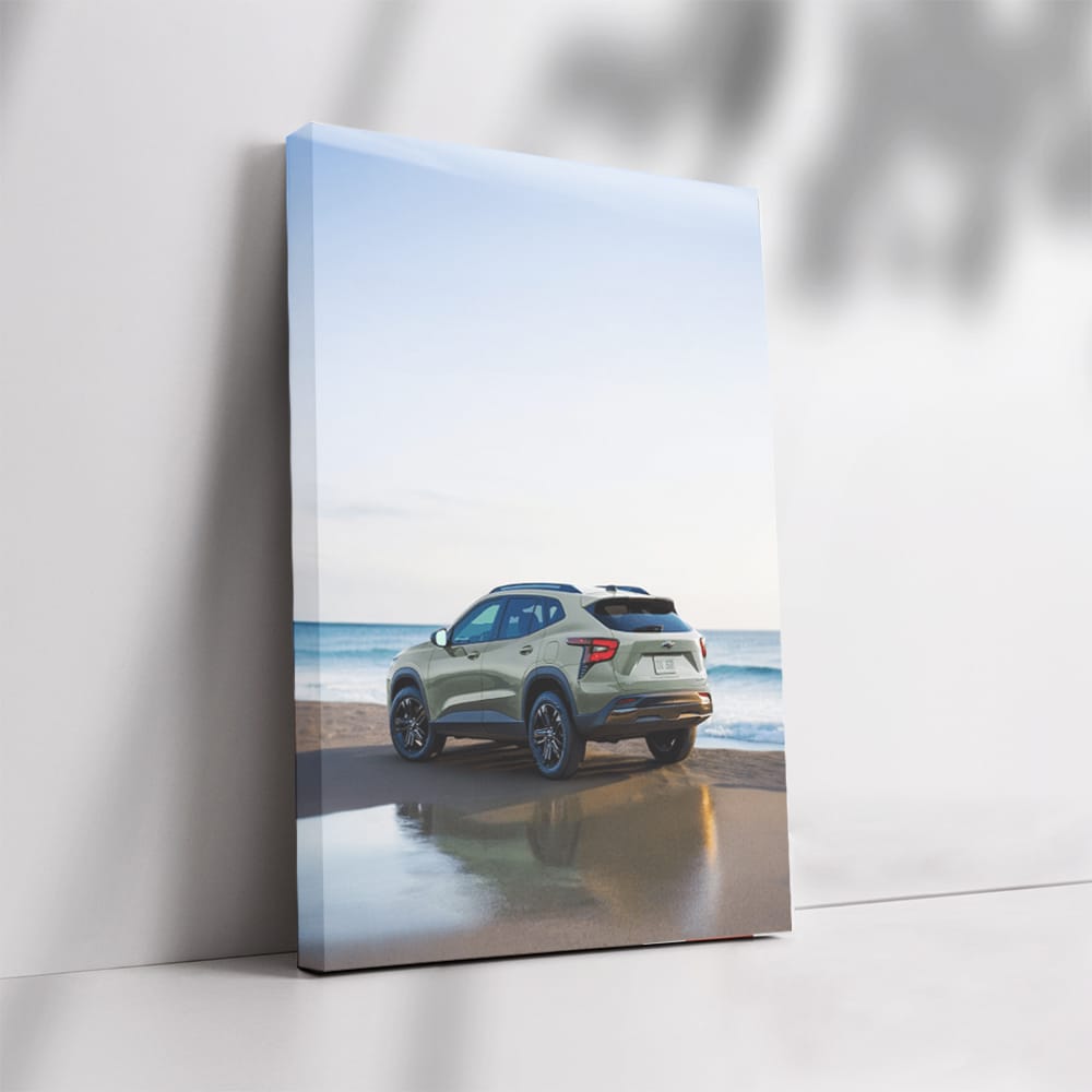 Chevy Trax on Sandy Beach - Compact Adventure SUV