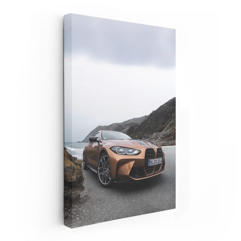 Dark Day with Brown BMW M4 - Elegance Meets Power