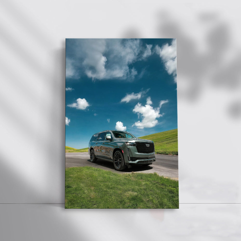 Dark Emerald Brandy Sport Escalade in Nature - Luxury Ride