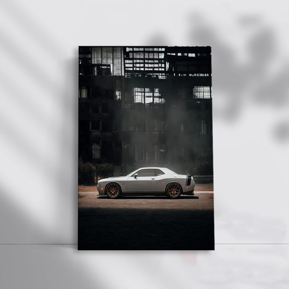 Dodge Challenger Roams Deserted City - Classic Beast