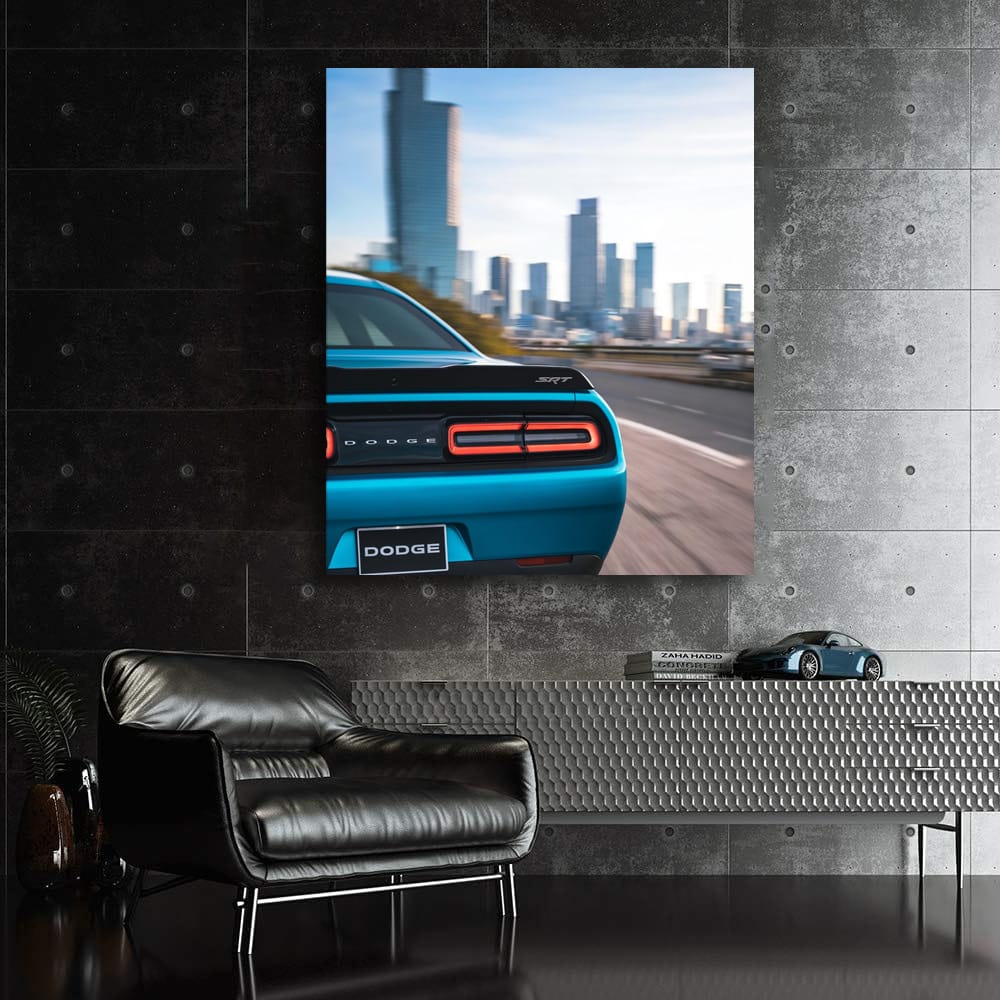 Dodge Challenger in Big City - Urban Muscle Legend