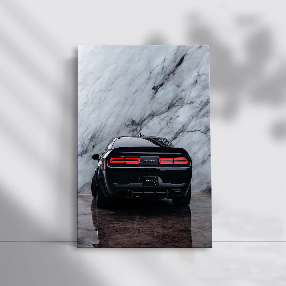 Black Marble Dodge Challenger - Fierce and Bold Ride