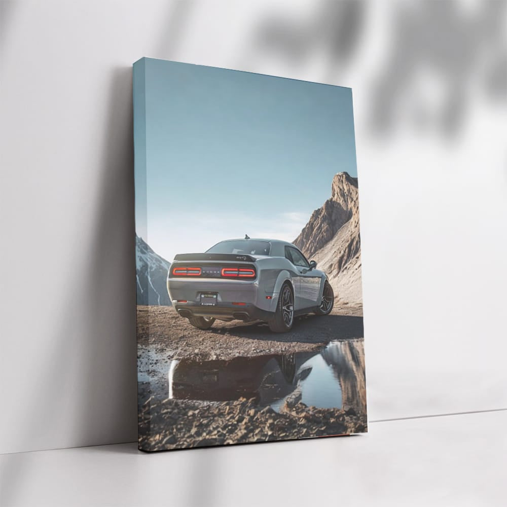 Mountain Drive: Dodge Challenger - Bold and Powerful Ride