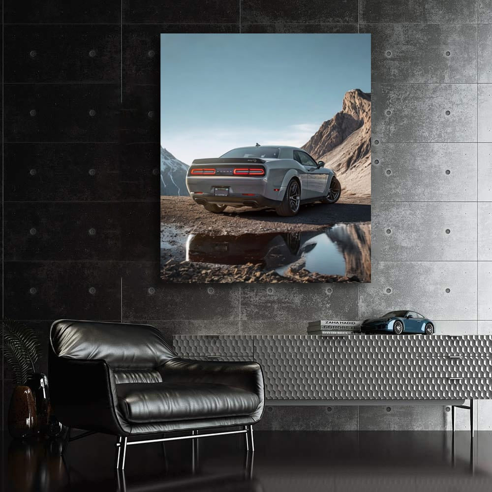 Mountain Drive: Dodge Challenger - Bold and Powerful Ride