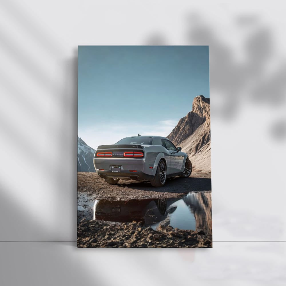 Mountain Drive: Dodge Challenger - Bold and Powerful Ride