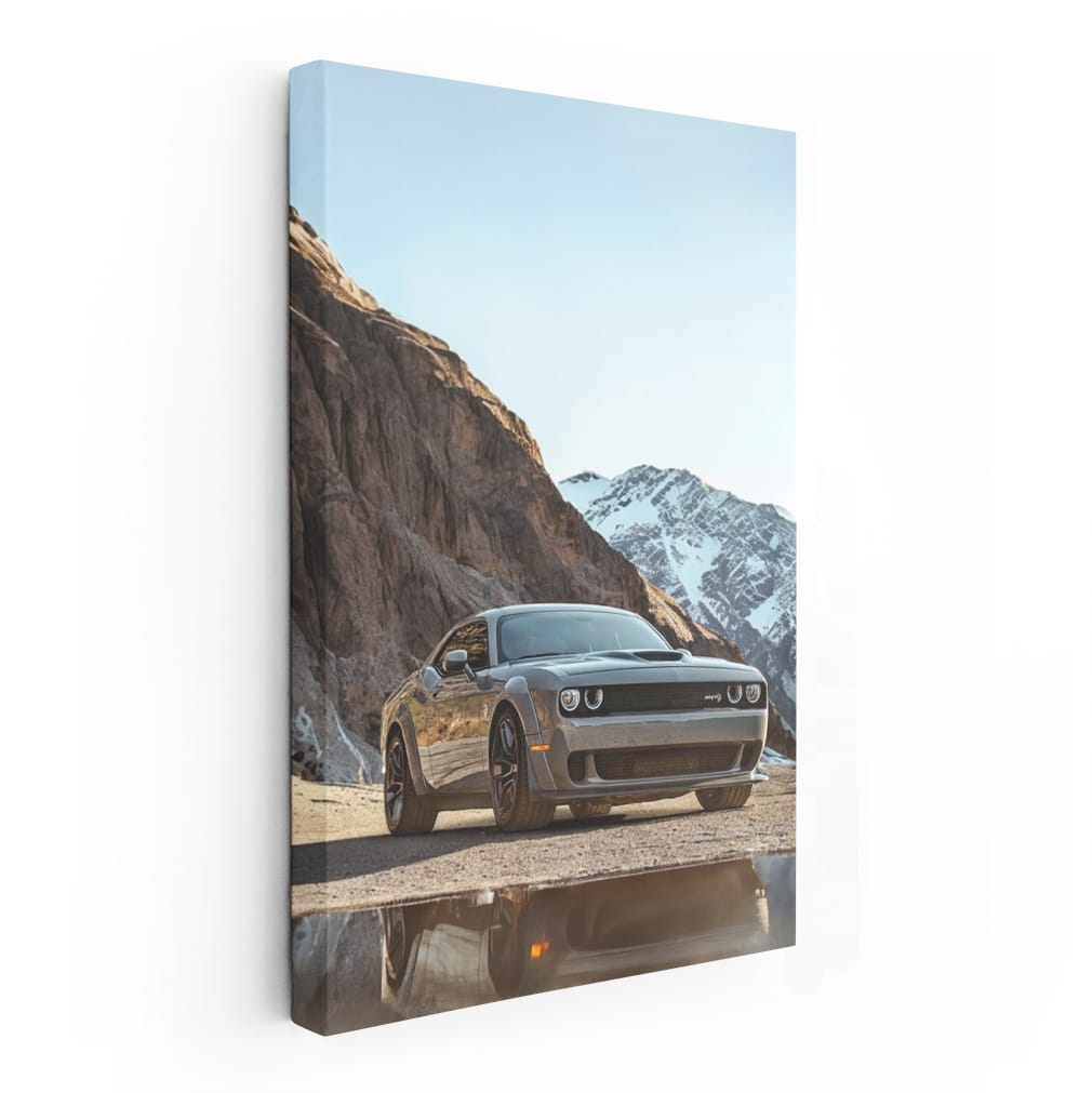 Mountain Drive: Dodge Challenger Adventure - Bold and Powerful