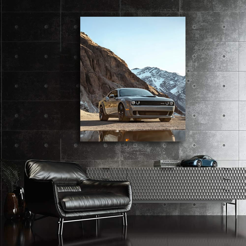 Mountain Drive: Dodge Challenger Adventure - Bold and Powerful