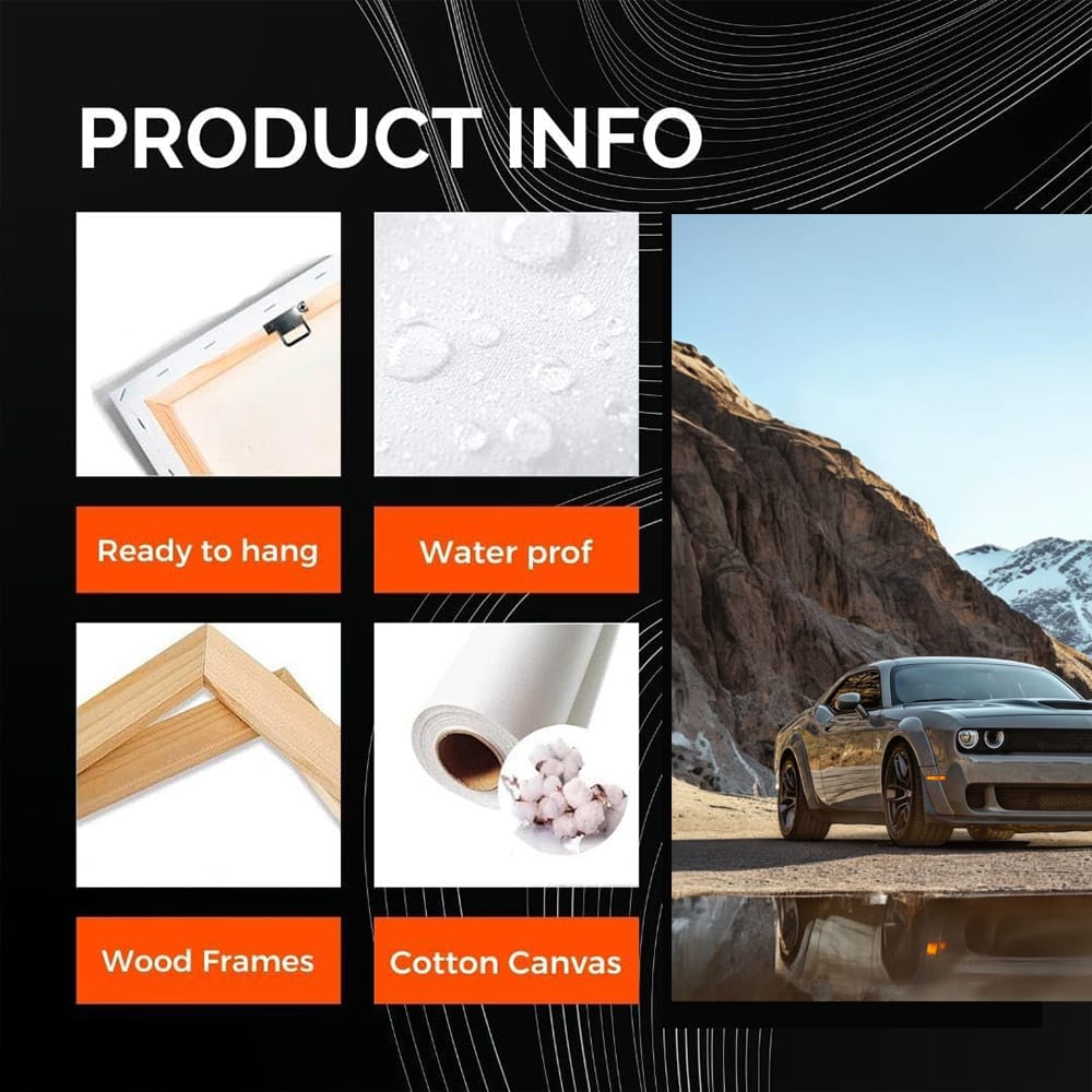 Mountain Drive: Dodge Challenger Adventure - Bold and Powerful