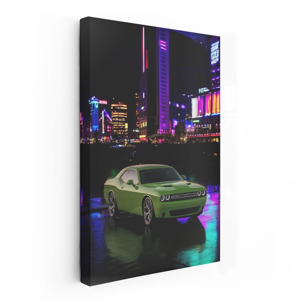 Night City Drive - Dodge Challenger's Bold Adventure