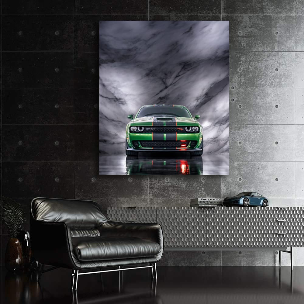 Marble Dodge Challenger - Bold Power and Style