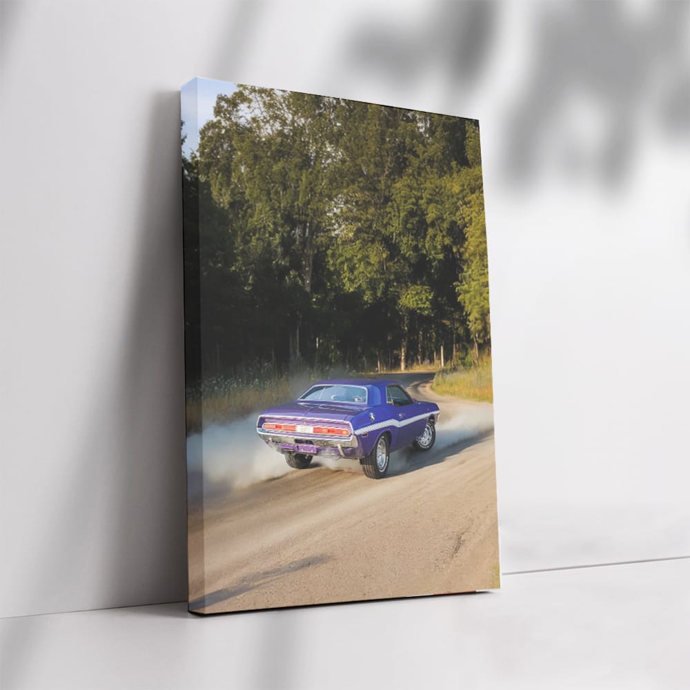 Vintage Dodge Challenger - Classic Muscle Powerhouse